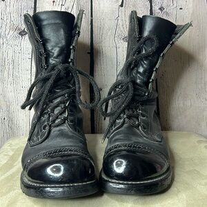 Corcoran Vibram 1525 combat jump field boots black men’s 9 1/2 D.good condition